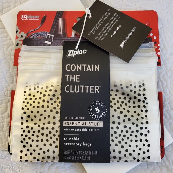 Makeup And Accessory Bags, Contain The Clutter, Use in Gym, Airport, Poolside - Picture 3 of 7